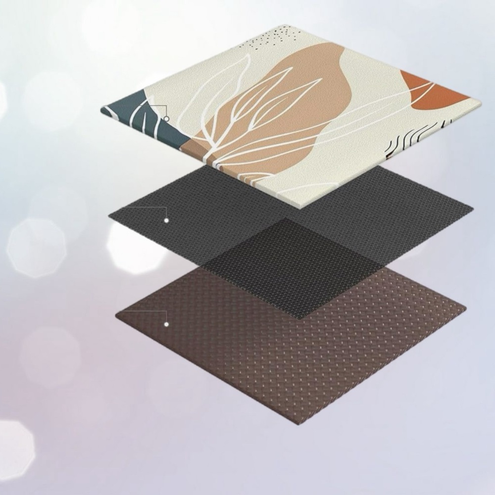 Abstract Pattern Wallet with Zipper - Picture 5 of 5